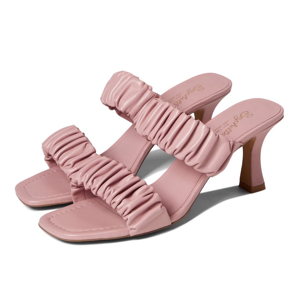 Seychelles Slip on Heeled Sandals (rose)